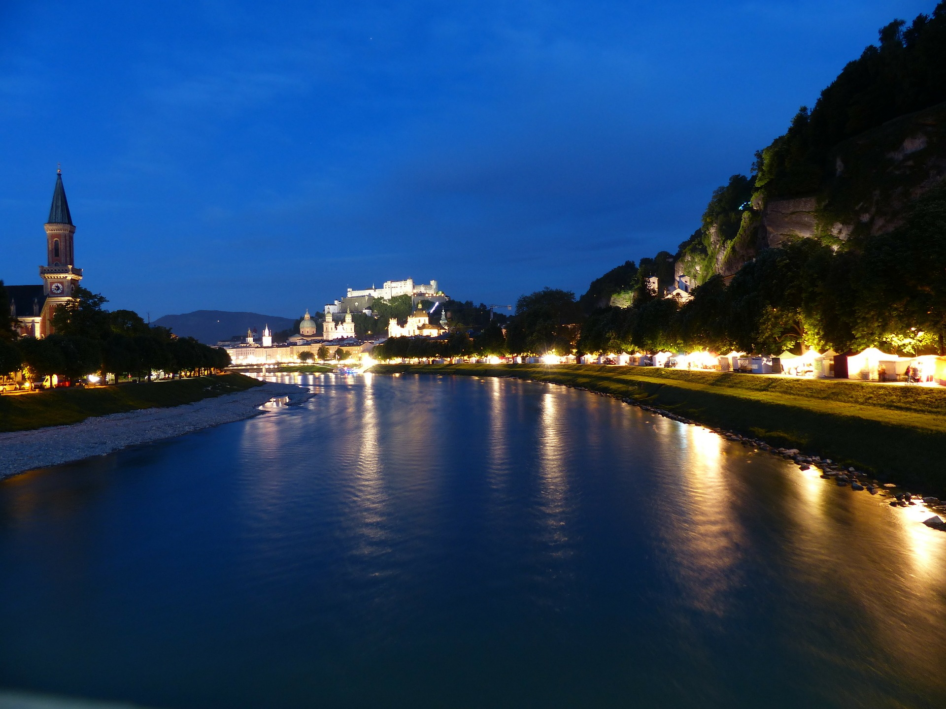 Salzburg am Abend