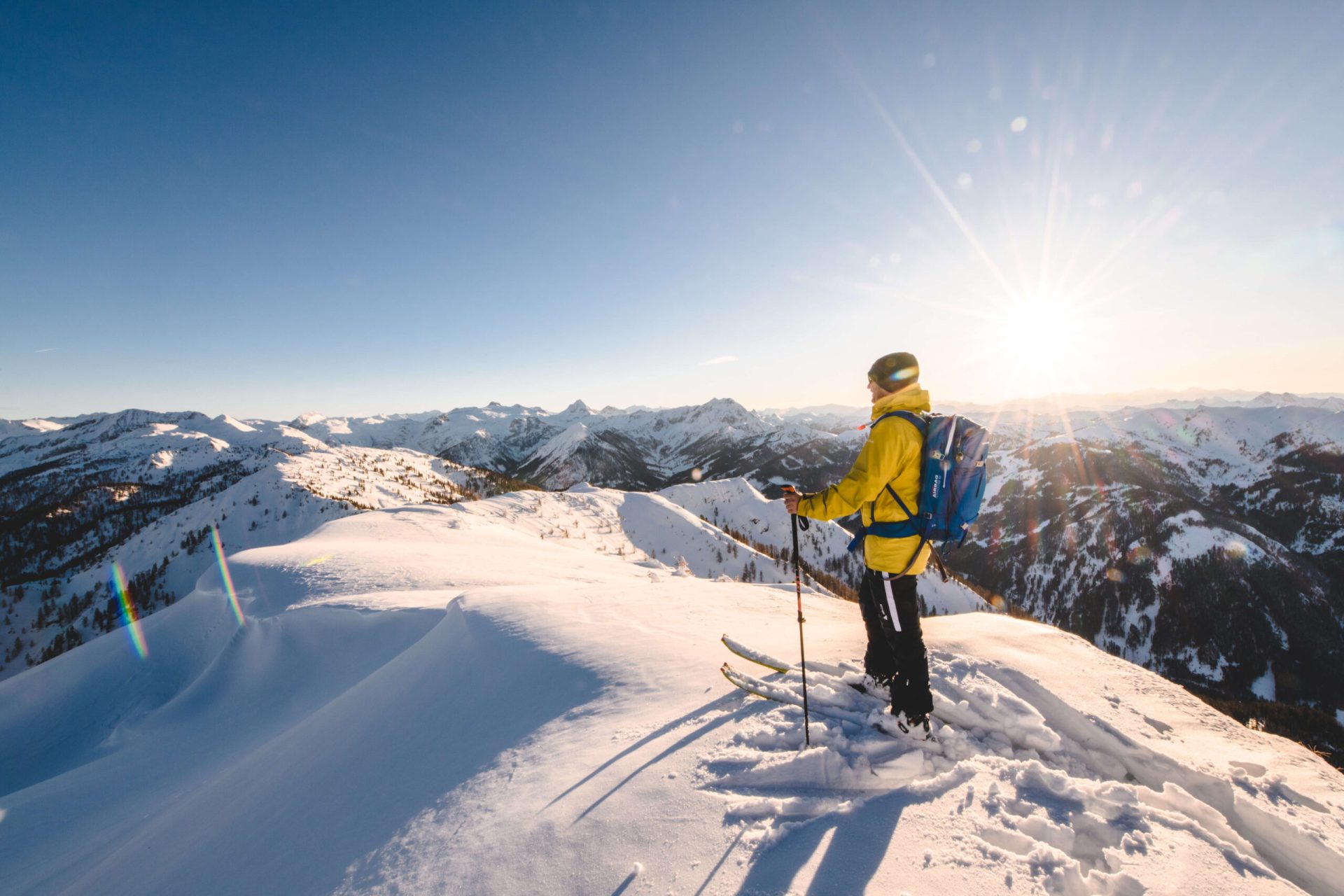 Skitourengeher in der Salzburger Sportwelt